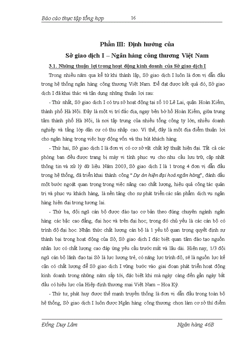 image for page Báo cáo thực tập tại Sở Giao dịch 1 ngân hàng NHTMCP Công Thương VietinBank Việt Nam lt NHa gt