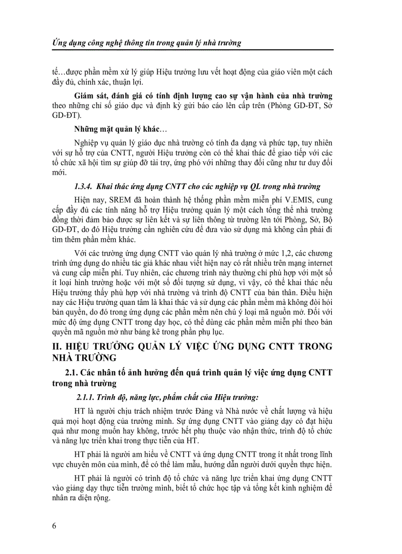 image for page Ứng dụng công nghệ thông tin trong quản lý nhà trường
