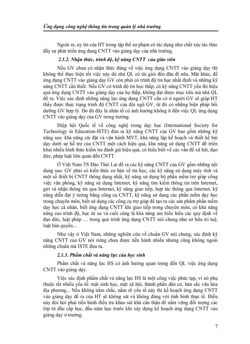 image for page Ứng dụng công nghệ thông tin trong quản lý nhà trường