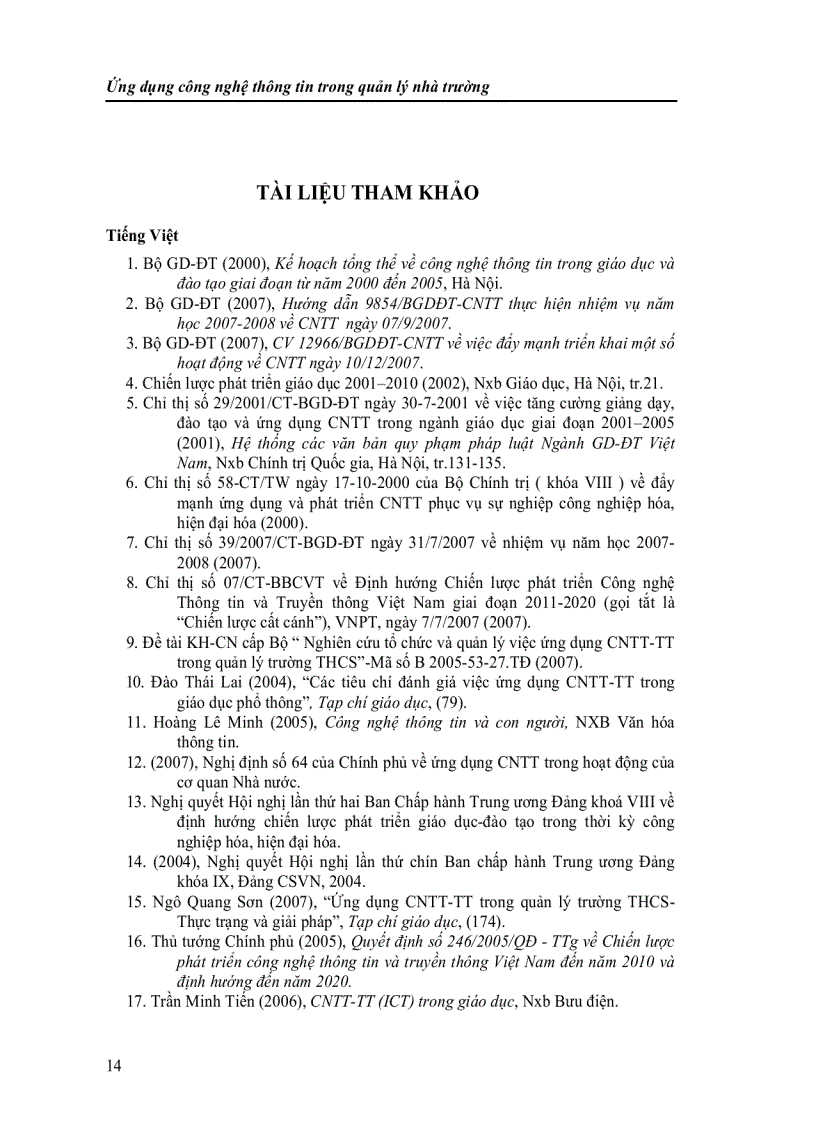 image for page Ứng dụng công nghệ thông tin trong quản lý nhà trường