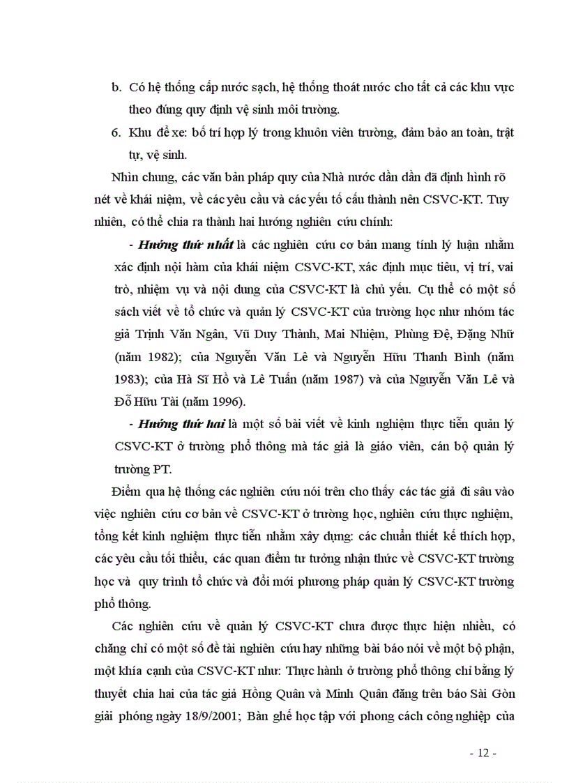 image for page Các biện pháp quản lý của hiệu trưởng nhằm nâng cao hiệu quả sử dụng CSVC KT phục vụ cho việc dạy và học ở trường THPT công lập TPHCM