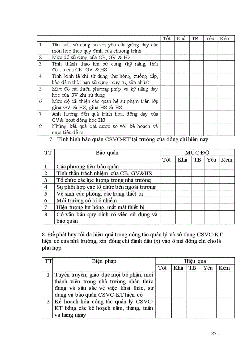 image for page Các biện pháp quản lý của hiệu trưởng nhằm nâng cao hiệu quả sử dụng CSVC KT phục vụ cho việc dạy và học ở trường THPT công lập TPHCM