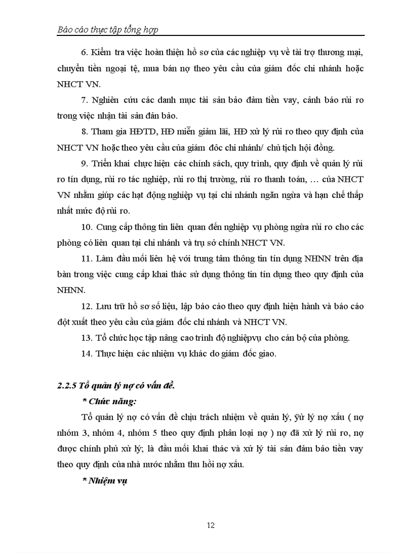image for page Báo cáo thực tập Tại chi nhánh ngân hàng NHTMCP Công Thương VietinBank Hoàn Kiếm