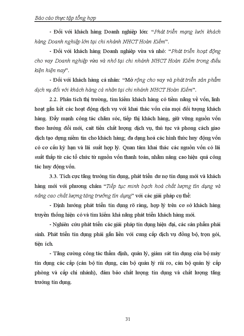 image for page Báo cáo thực tập Tại chi nhánh ngân hàng NHTMCP Công Thương VietinBank Hoàn Kiếm