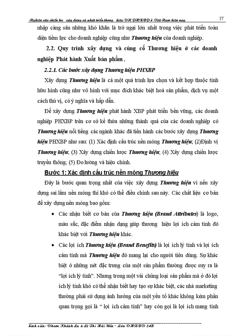 image for page Nghiên cứu chiến lược xây dựng và phát triển thương hiệu Doanh nghiệp Phát hành Xuất bản phẩm ở Việt Nam hiện nay