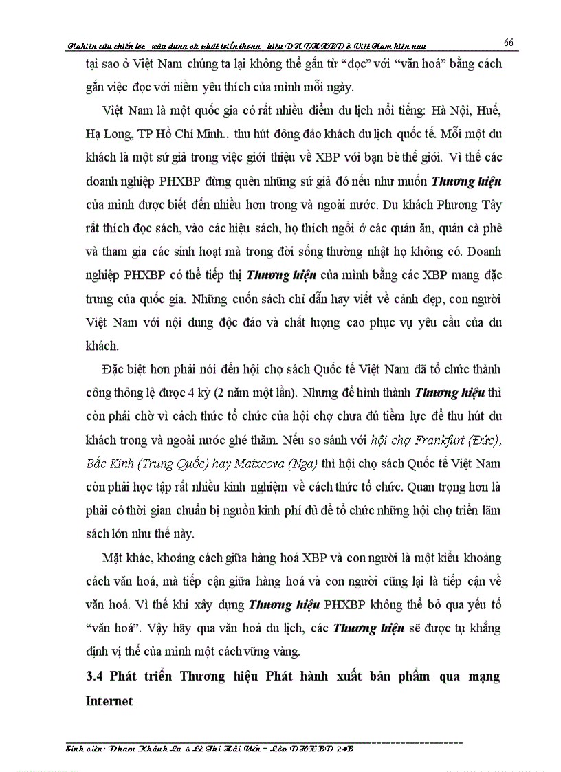 image for page Nghiên cứu chiến lược xây dựng và phát triển thương hiệu Doanh nghiệp Phát hành Xuất bản phẩm ở Việt Nam hiện nay