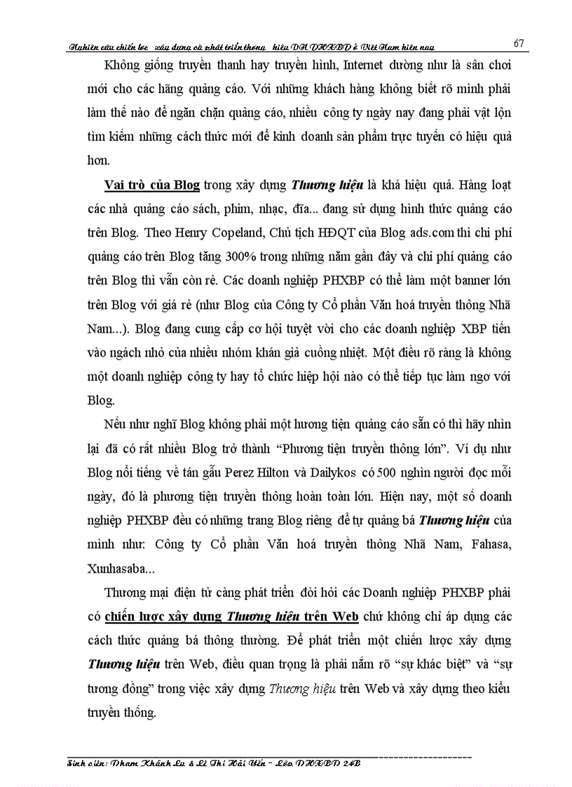 image for page Nghiên cứu chiến lược xây dựng và phát triển thương hiệu Doanh nghiệp Phát hành Xuất bản phẩm ở Việt Nam hiện nay