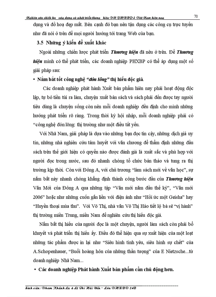 image for page Nghiên cứu chiến lược xây dựng và phát triển thương hiệu Doanh nghiệp Phát hành Xuất bản phẩm ở Việt Nam hiện nay