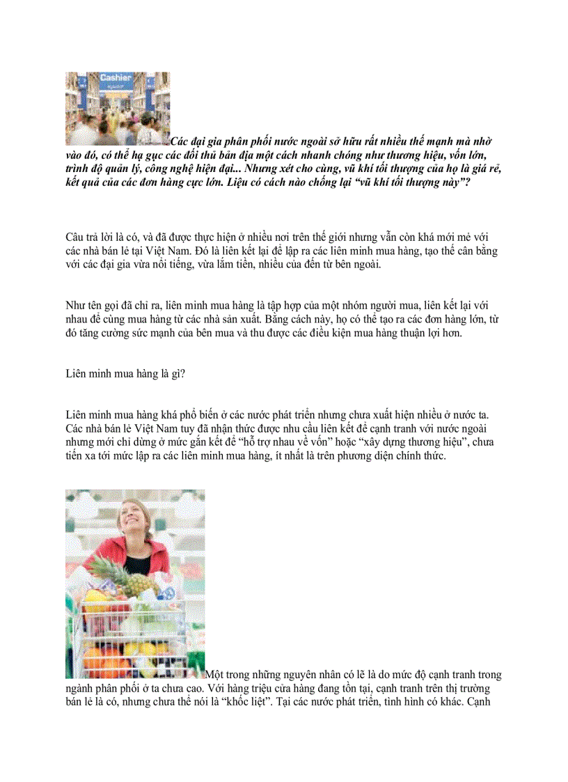 image for page Tổng quan về thị trường bán lẻ ở Việt Nam