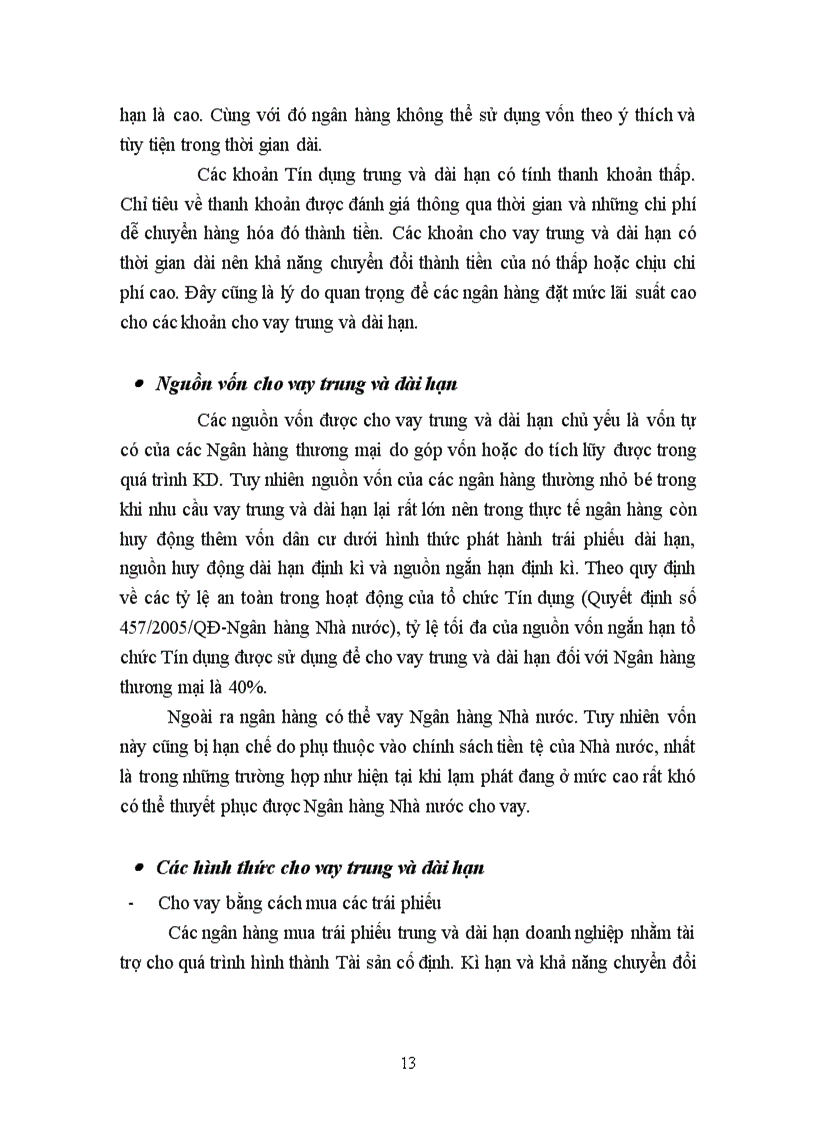 image for page Giải pháp nâng cao chất lượng Tín dụng trung dài hạn tại Sở Giao dịch 1 ngân hàng NHĐT PT BIDV VN