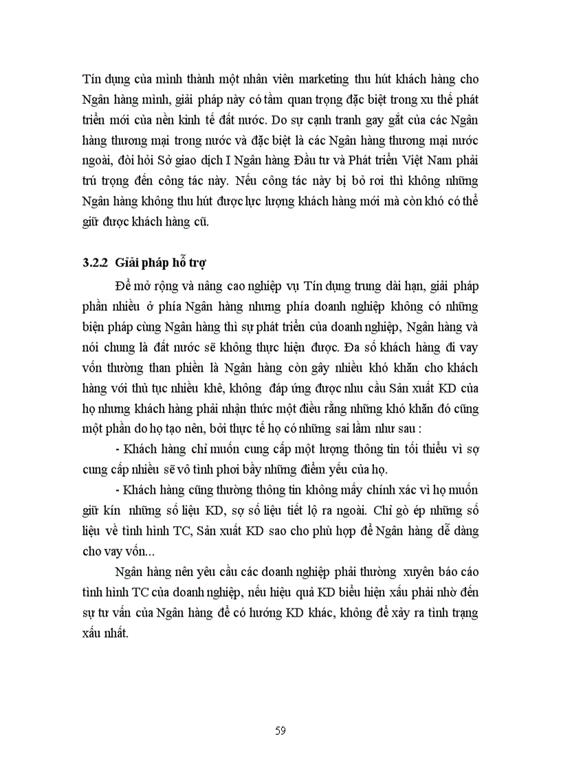 image for page Giải pháp nâng cao chất lượng Tín dụng trung dài hạn tại Sở Giao dịch 1 ngân hàng NHĐT PT BIDV VN