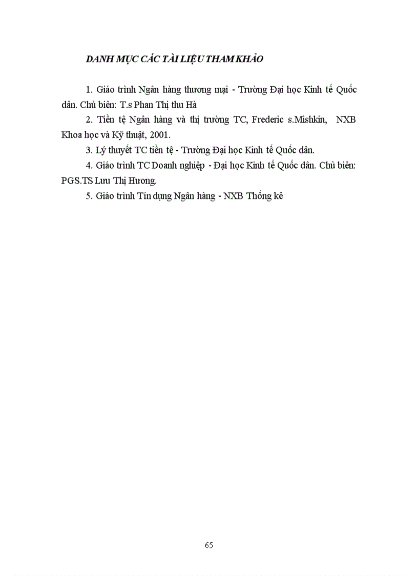 image for page Giải pháp nâng cao chất lượng Tín dụng trung dài hạn tại Sở Giao dịch 1 ngân hàng NHĐT PT BIDV VN