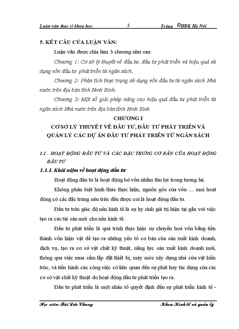 image for page Thực trạng và giải pháp hoàn thiện quản lý các dự án đầu tư phát triển sử dụng vốn ngân sách trên địa bàn tỉnh Ninh Bình lt ThS gt