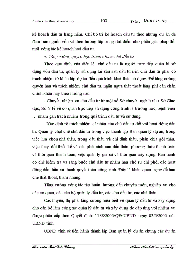image for page Thực trạng và giải pháp hoàn thiện quản lý các dự án đầu tư phát triển sử dụng vốn ngân sách trên địa bàn tỉnh Ninh Bình lt ThS gt
