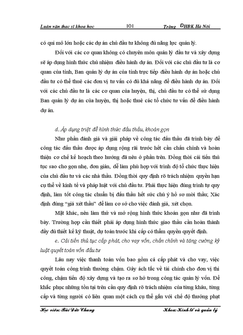image for page Thực trạng và giải pháp hoàn thiện quản lý các dự án đầu tư phát triển sử dụng vốn ngân sách trên địa bàn tỉnh Ninh Bình lt ThS gt