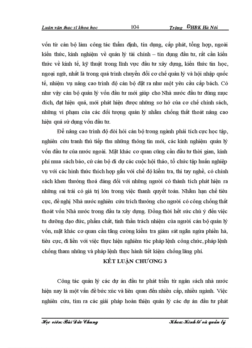 image for page Thực trạng và giải pháp hoàn thiện quản lý các dự án đầu tư phát triển sử dụng vốn ngân sách trên địa bàn tỉnh Ninh Bình lt ThS gt