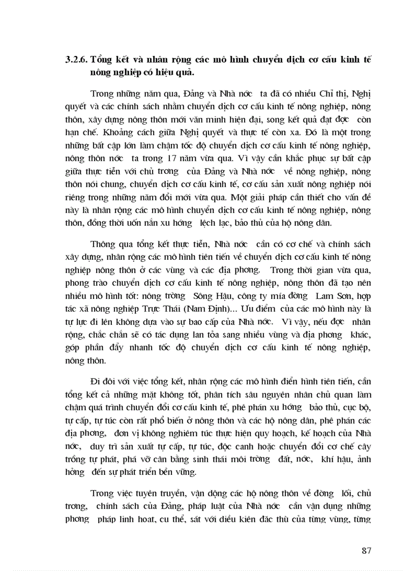 image for page Định hướng và những giải pháp chủ yếu nhằm thúc đẩy quá trình chuyển dịch cơ cấu kinh tế ngành nông nghiệp ở Việt Nam