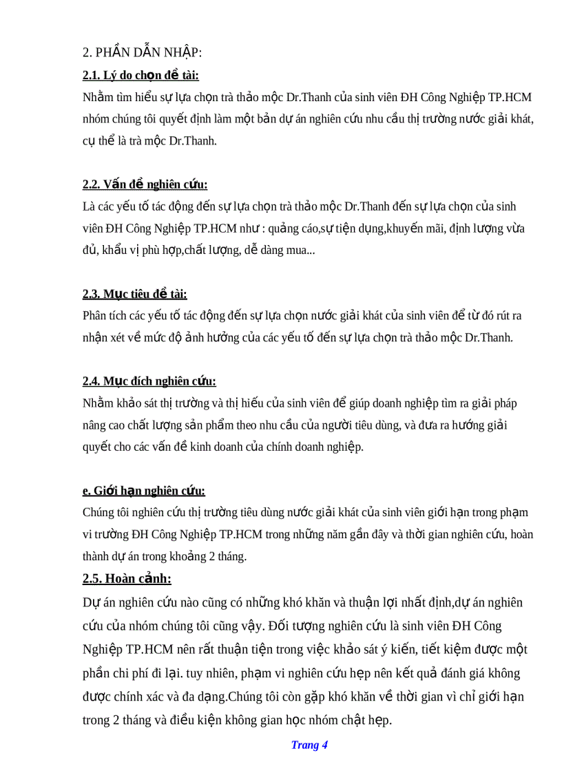 image for page Sự lựa chọn Trà Thảo mộc Dr Thanh với đối tượng khách hàng là Sinh Viên