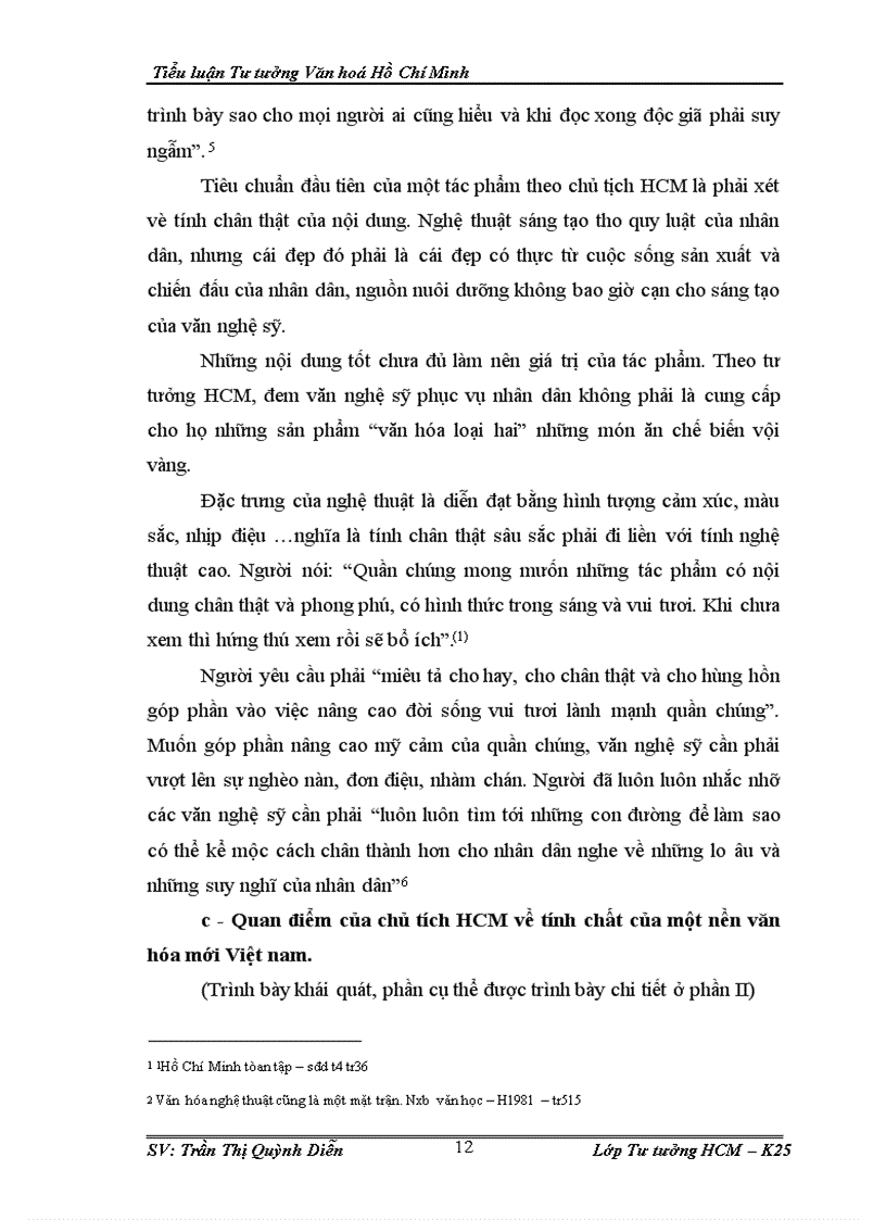 image for page Vận dụng tư tưởng văn hoá HCM vào xây dựng đời sống văn hoá mới ở nước ta hiện nay lt tư tưởng gt