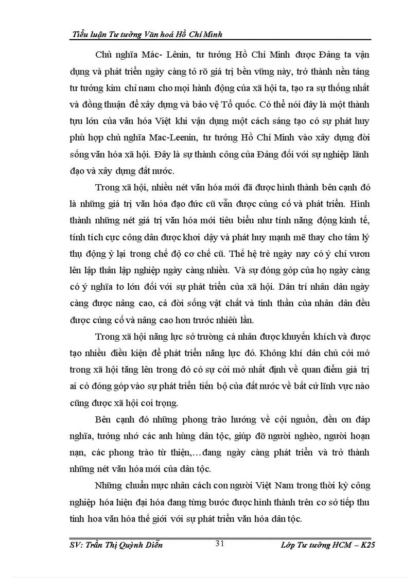 image for page Vận dụng tư tưởng văn hoá HCM vào xây dựng đời sống văn hoá mới ở nước ta hiện nay lt tư tưởng gt