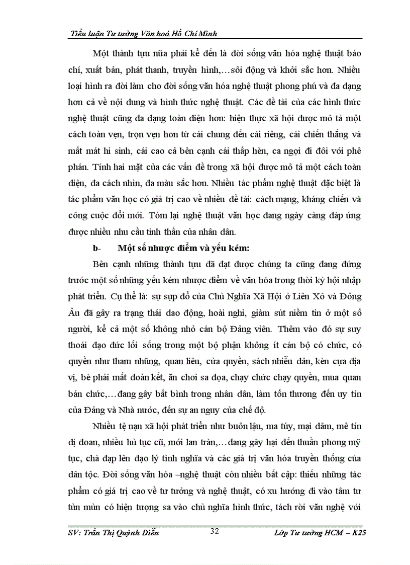 image for page Vận dụng tư tưởng văn hoá HCM vào xây dựng đời sống văn hoá mới ở nước ta hiện nay lt tư tưởng gt