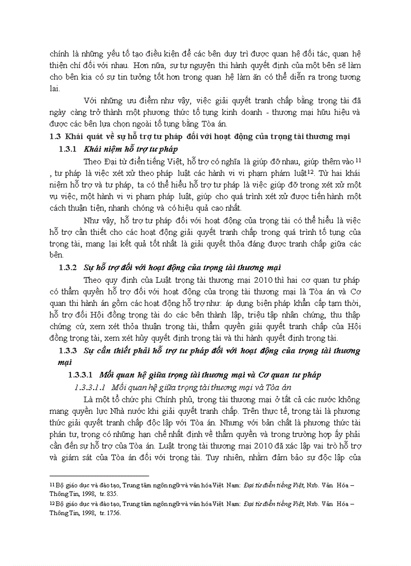 image for page Chương 1 luận văn Một số vấn đề lý luận và thực tiễn về hỗ trợ tư pháp đối với hoạt động của trọng tài thương mại