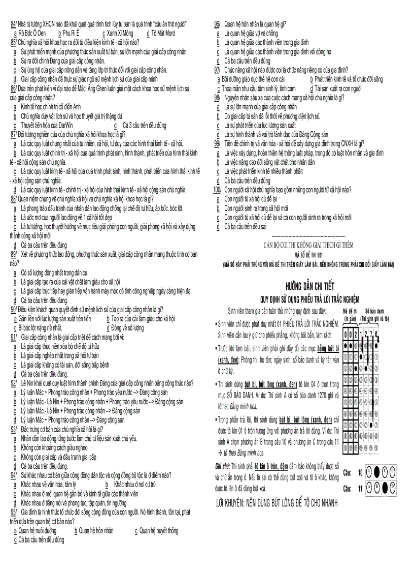 image for page Câu hỏi trắc nghiệm môn Triết học Mac Lenin