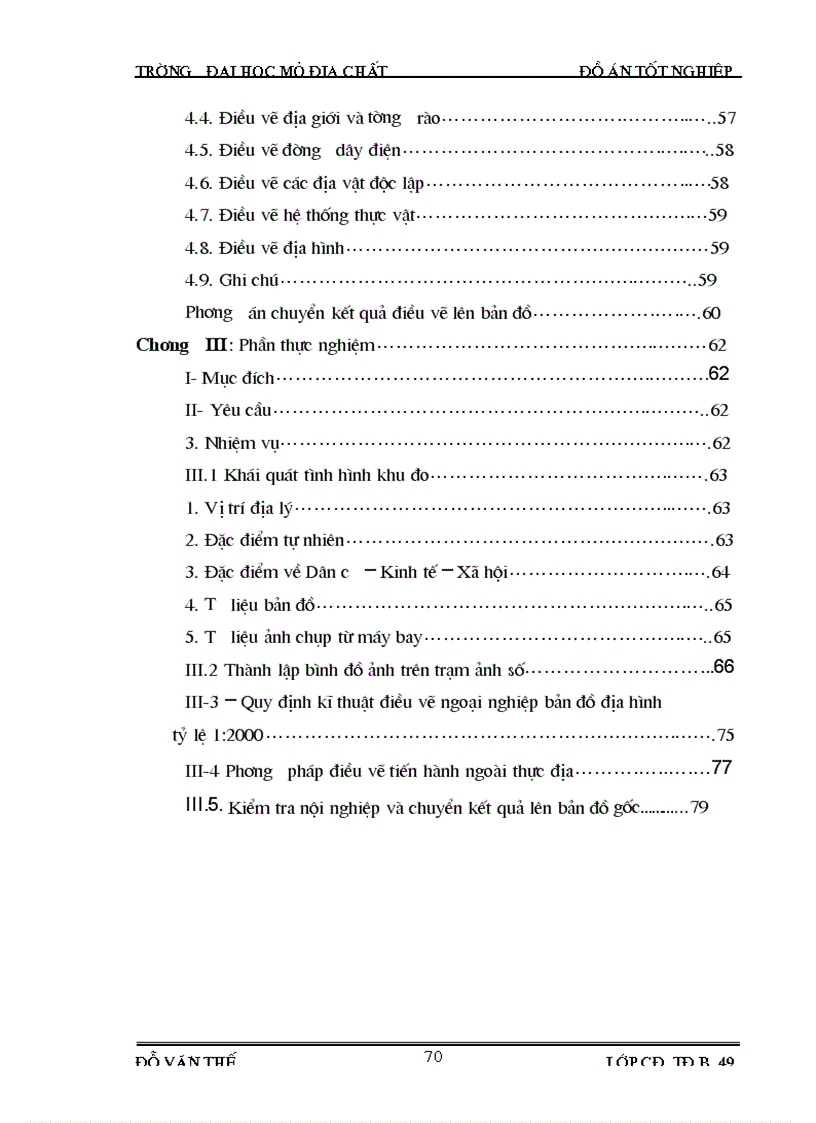 image for page Thành lập bình đồ ảnh vùng đồi núi và công tác đoán đọc điều vẽ
