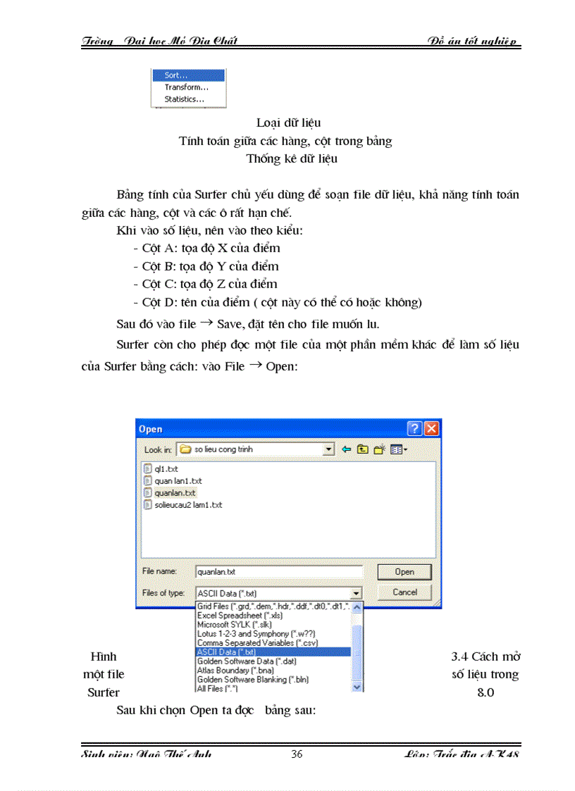 image for page Ứng dụng phần mềm Surfer trong công tác vẽ đường bình độ thành lập bản đồ địa hình