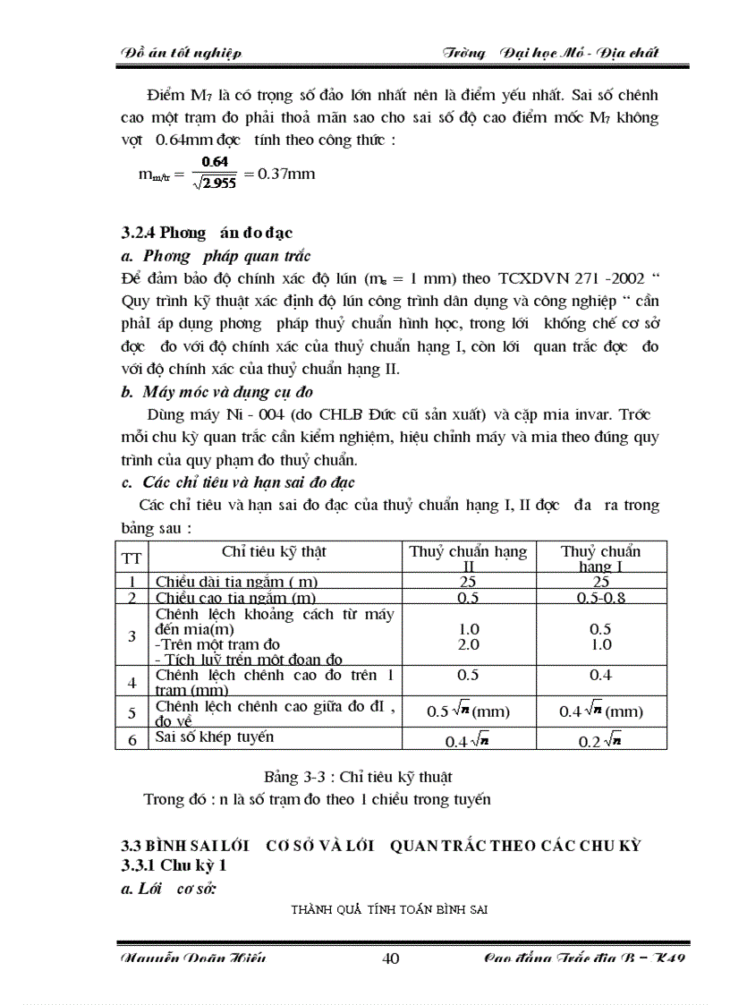 image for page Phương pháp xây dựng lưới và xử lý số liệu đo lún công trình cao tầng