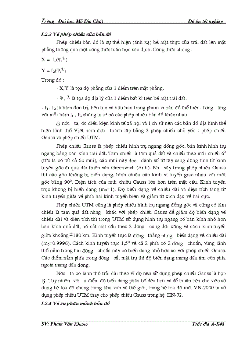 image for page Thành lập bản đồ địa hình bằng phần mềm Softdesk 8 0 và dữ liệu máy toàn đạc điện tử Topcon GTS 230n