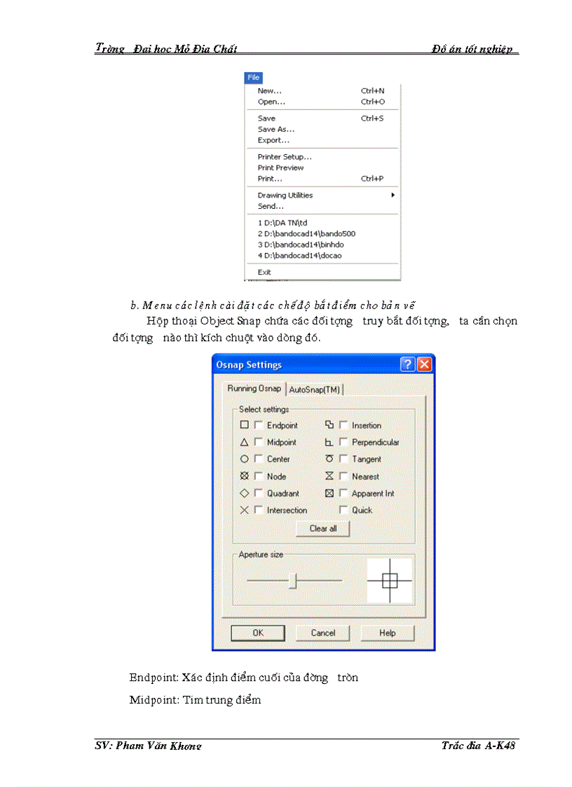 image for page Thành lập bản đồ địa hình bằng phần mềm Softdesk 8 0 và dữ liệu máy toàn đạc điện tử Topcon GTS 230n