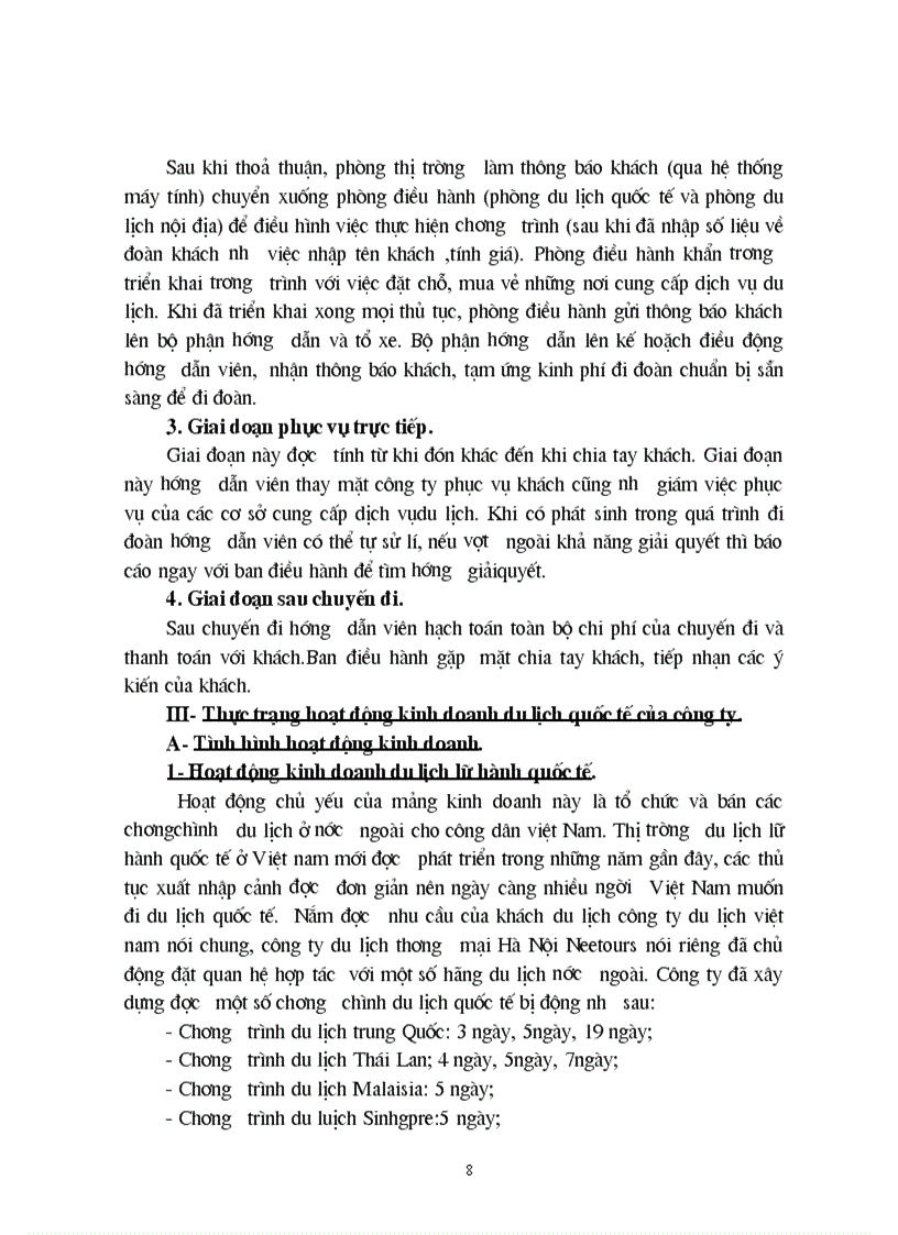 image for page Báo cáo thực tập Tại Công ty Thương mại và du lịch Hà Nội NEWTOURS