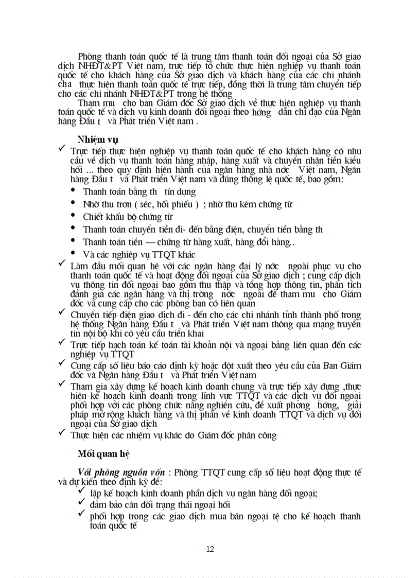 image for page Báo cáo thực tập Tại Sở Giao dịch 1 ngân hàng NHĐT PT BIDV