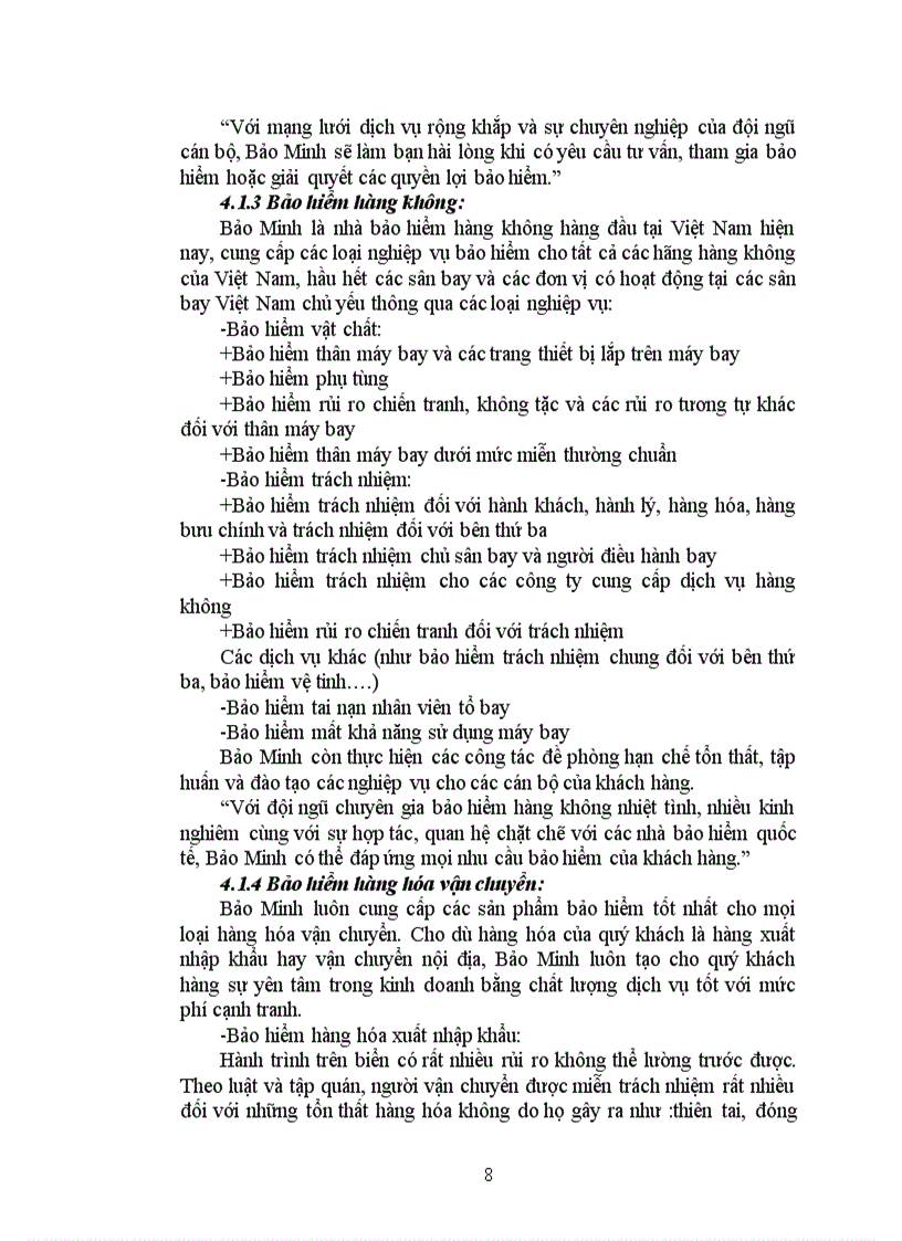 image for page Báo cáo thực tập Tại Công ty bảo hiểm Bảo Minh