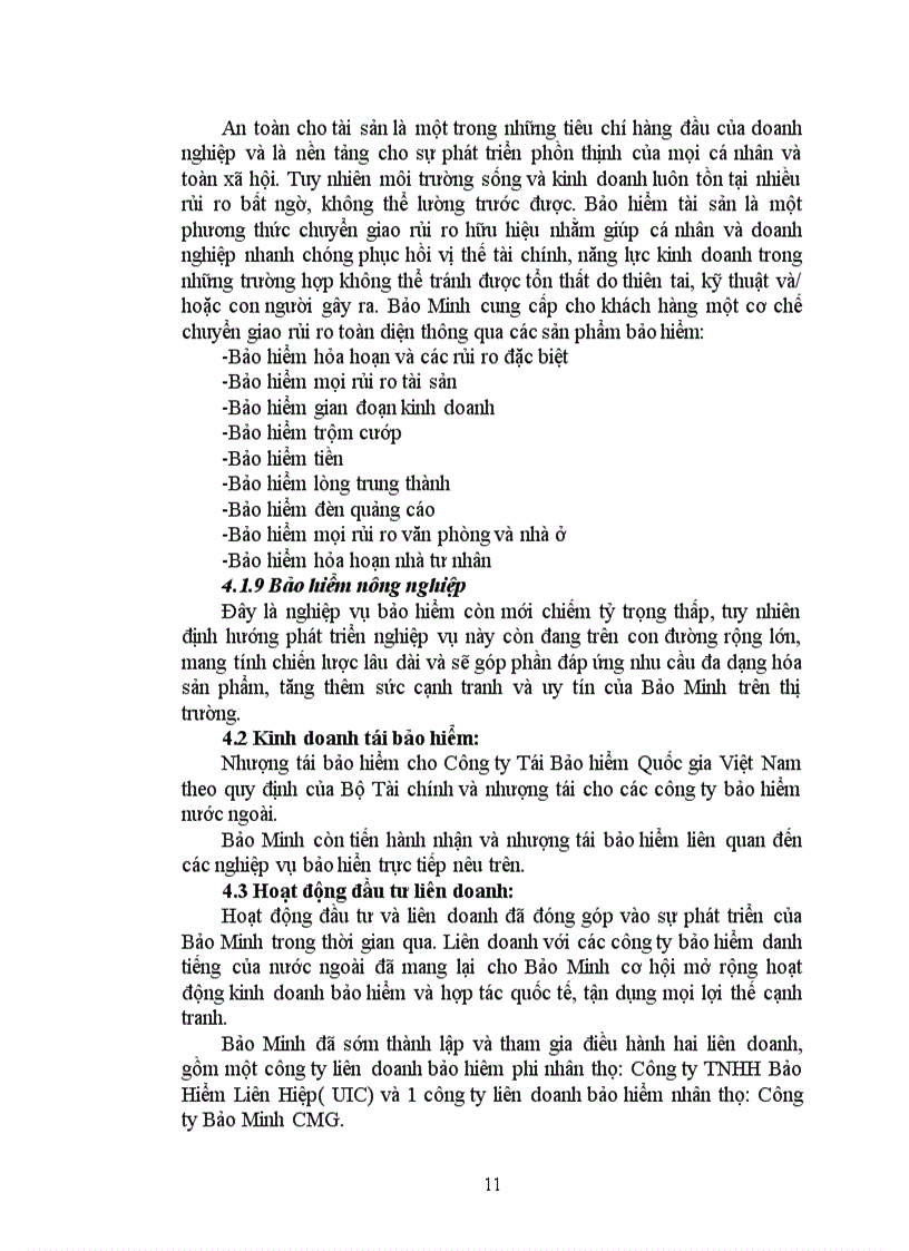 image for page Báo cáo thực tập Tại Công ty bảo hiểm Bảo Minh