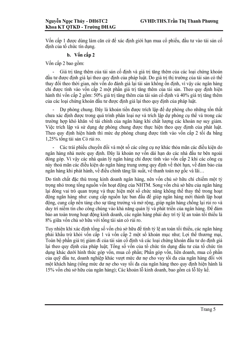 image for page Đánh giá hiệu quả sử dụng vốn tại Ngân hàng Thương mại cổ phần Mỹ Xuyên