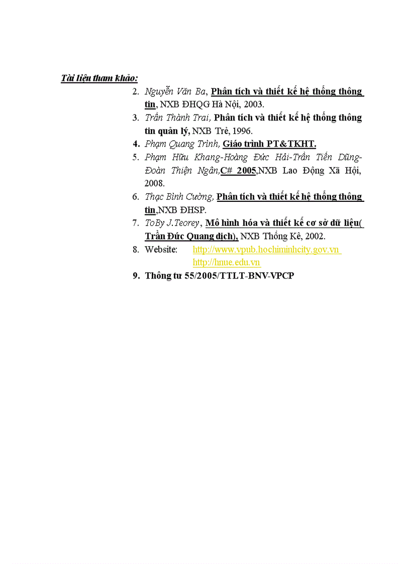 image for page Phân tích và thiết kế hệ thống thông tin quản lý văn bản