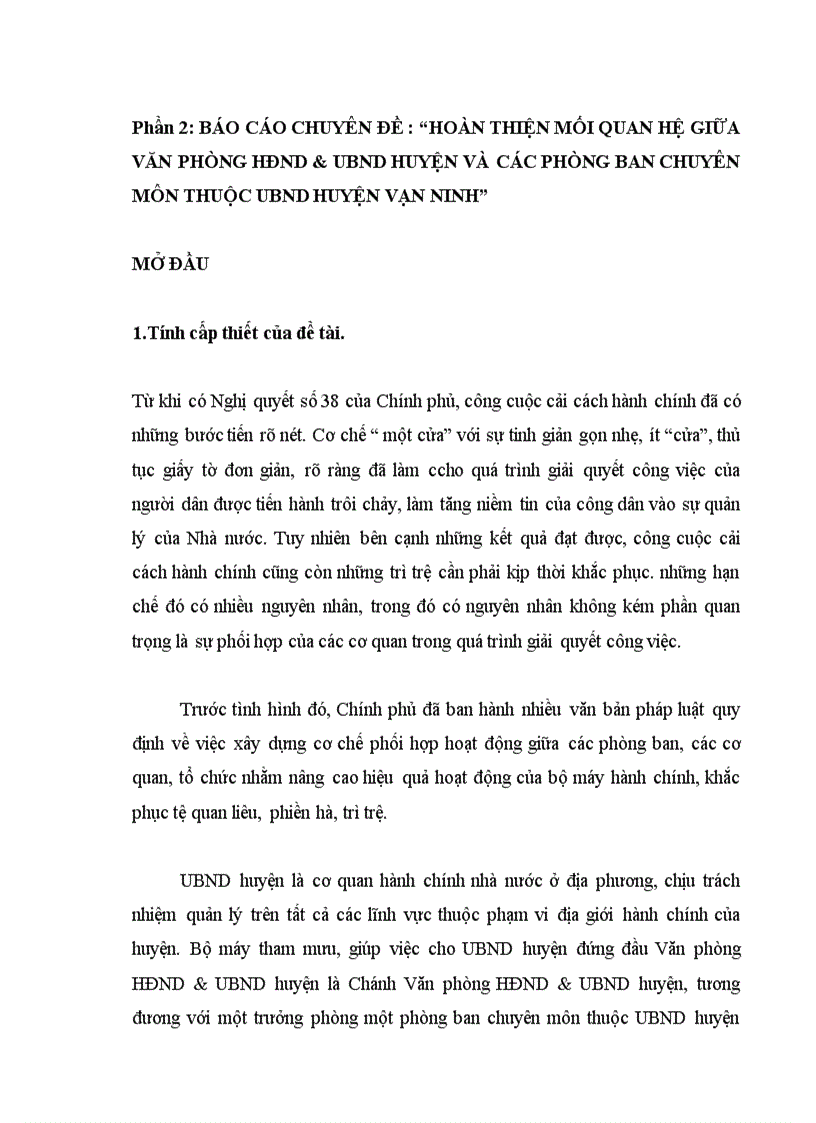 image for page Hoàn thiện mối quan hệ giữa văn phòng hđnd ubnd huyện và các phòng ban chuyên môn thuộc ubnd huyện vạn ninh