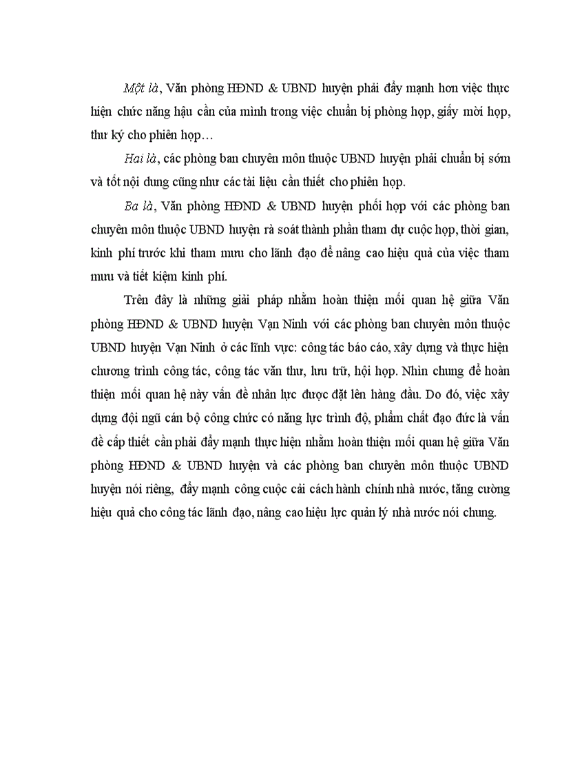image for page Hoàn thiện mối quan hệ giữa văn phòng hđnd ubnd huyện và các phòng ban chuyên môn thuộc ubnd huyện vạn ninh