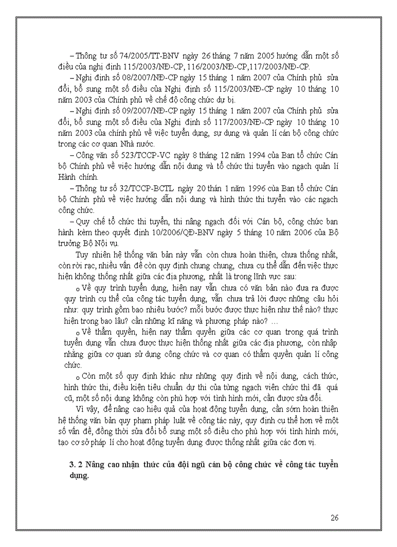 image for page Thư c tra ng va mô t sô gia i pha p nâng cao hiê u qua trong tuyê n du ng ca n bô công chư c ta i U y ban nhân dân Quâ n 12 Tha nh phô Hô Chi Minh