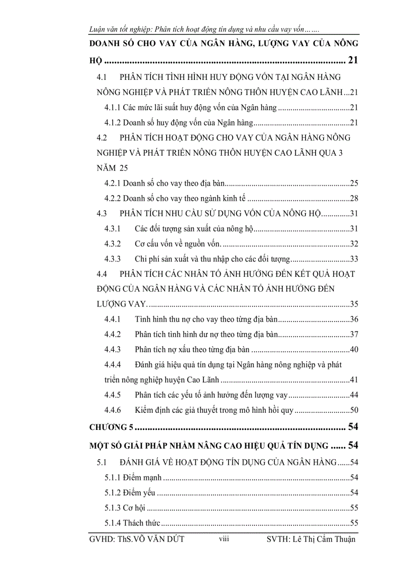 image for page Phân tích hoạt động tín dụng và nhu cầu vay vốn tại NHNN PTNT huyện Cao lãnh