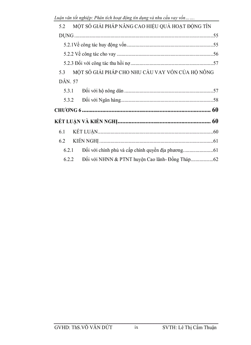 image for page Phân tích hoạt động tín dụng và nhu cầu vay vốn tại NHNN PTNT huyện Cao lãnh