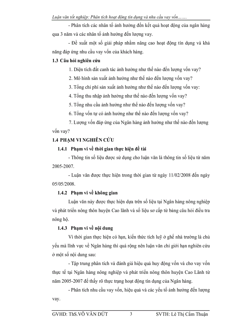 image for page Phân tích hoạt động tín dụng và nhu cầu vay vốn tại NHNN PTNT huyện Cao lãnh