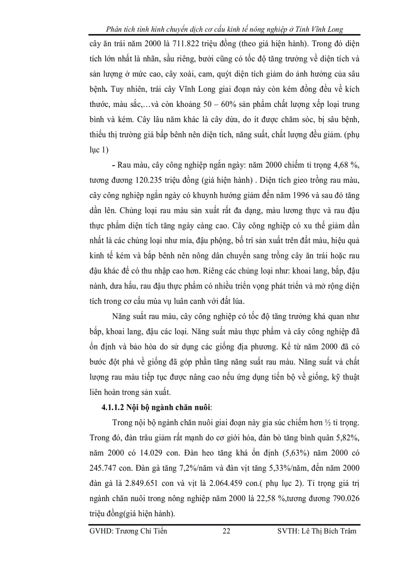 image for page Phân tích tình hình chuyển dịch cơ cấu kinh tế nông nghiệp ở Tỉnh Vĩnh Long