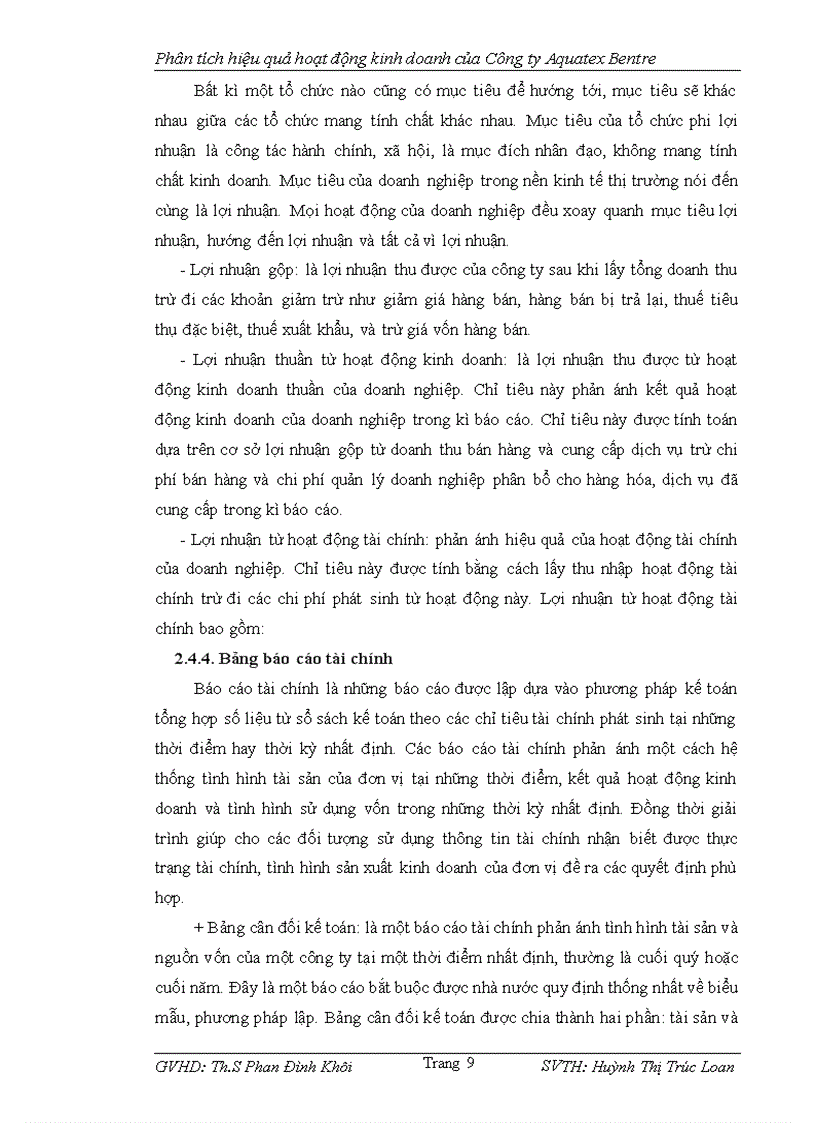 image for page Đánh giá Hiệu quả hoạt động kinh doanh của Công ty cổ phần xuất nhập khẩu thủy sản Bến Tre