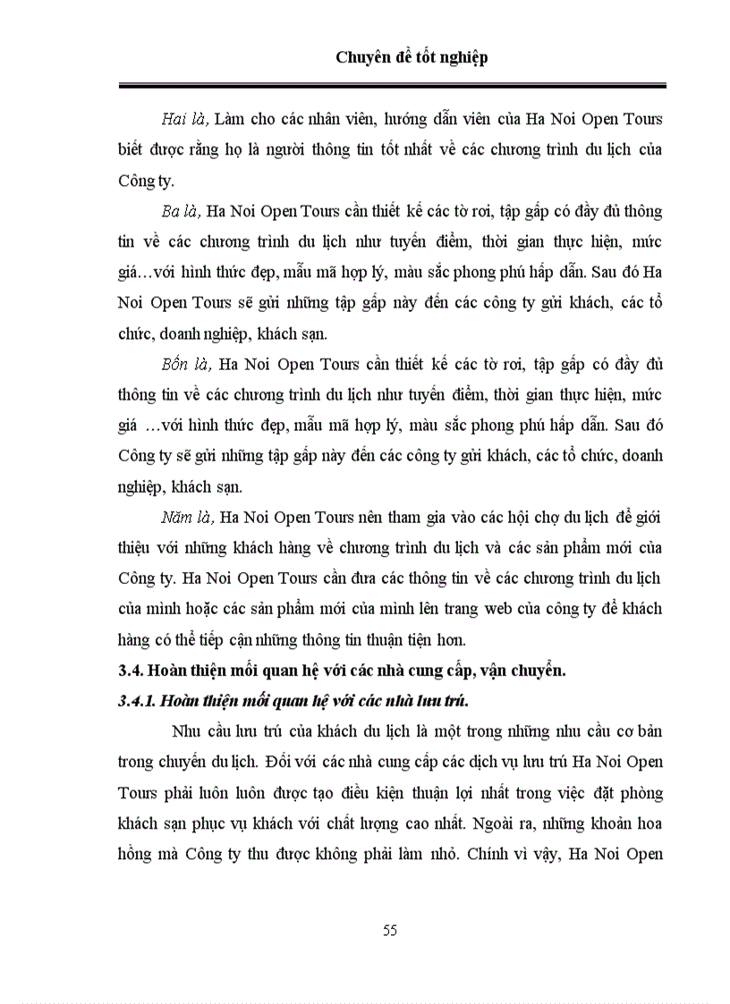 image for page Nâng cao năng lực cạnh tranh của Ha Noi Open Tours khi Việt Nam gia nhập WTO