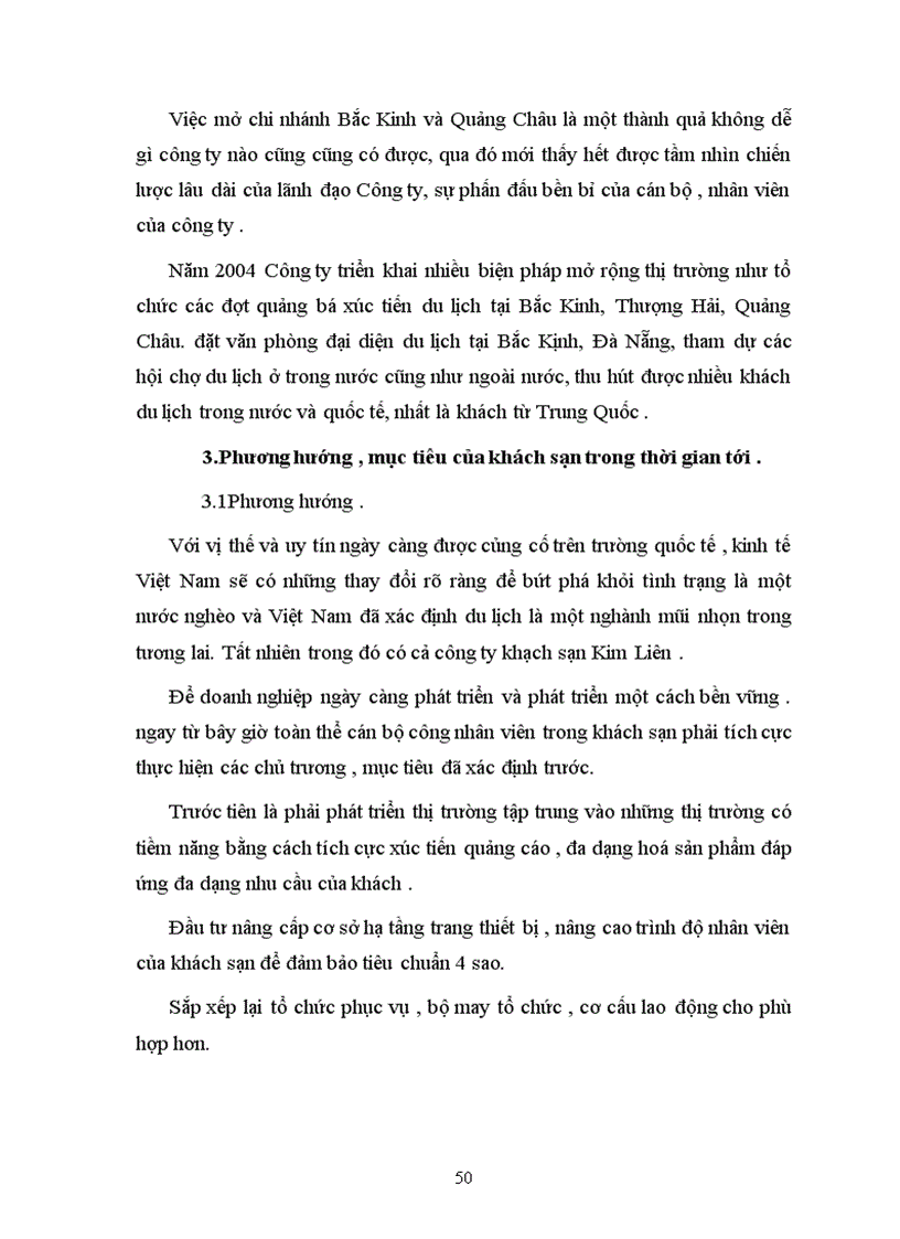 image for page Các biện pháp nhằm thu hút khách inbound Trung Quốc của khách sạn Kim Liên