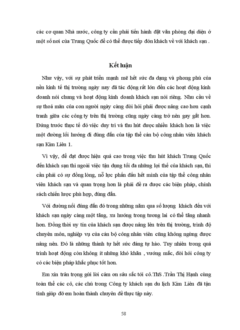 image for page Các biện pháp nhằm thu hút khách inbound Trung Quốc của khách sạn Kim Liên