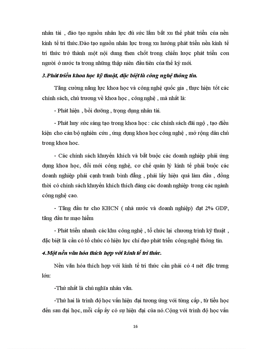 image for page Xây dựng nền kinh tế tri thức ở VN trong quá trình CNH hiện nay